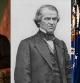 Los presidentes estadounidenses John Quincy Adams, Andrew Johnson y Jimmy Carter