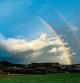 Doble arco iris perfecto en Osona