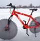 La bici más radical para circular sobre hielo