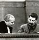UNSPECIFIED - CIRCA 1754: Joseph Stalin and Nikita Khrushchev in 1936. Stalin 1878 - 1953, was Soviet Russia's leader from 1924-1953.Nikita Khrushchev 1894 - 1971, was leader of Soviet Russia from 1953-1964. (Photo by Universal History Archive/Getty Images)