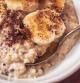 Avena con plátano y cacao