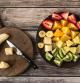 Frutas de acompañamiento troceadas