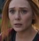 Elizabeth Olsen, fantástica Wanda en las escenas dramáticas.