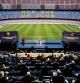 Aunque fuera por una hora y una zona de tribuna, el Camp Nou volvió a tener público
