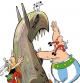 Astérix, Obélix e Idéfix, en la imagen de la portada provisional del nuevo álbum