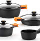 Batería de cocina de 4 piezas BRA Efficient