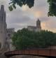 Panorámica de la catedral de Girona.