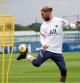 Sergio Ramos durante un entrenamiento del PSG