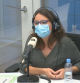 Mónica Oltra durante la entrevista en À Punt ràdio