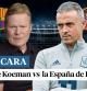 Ronald Koeman y Luis Enrique, entrenador del Barça y de la selección española