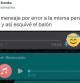 Reenvía un audio de Whatsapp a la persona equivocada y salva el error con una técnica magistral
