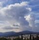 Erupción de nubes en el macizo del Garraf.