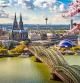 Vista aérea de Colonia en Alemania