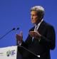 El representante de Estados Unidos, John Kerry, al anunciar el acuerdo con China