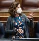 La ministra de Hacienda, María Jesús Montero, interviene en una sesión de control en el Congreso de los Diputados, a 10 de noviembre de 2021, en Madrid, (España). Durante el pleno, el presidente del Gobierno va a informar sobre la Cumbre UE-Balcanes Occidentales celebrada el 6 de octubre y del Consejo Europeo de los días 21 y 22 de octubre de 2021. Asimismo, la entrada en vigor de la reforma del impuesto de plusvalía municipal y la propuesta del PP para suprimir de los Presupuestos Generales del Estado subidas de impuestos y cotizaciones también ocupan un espacio en esta sesión de control al Ejecutivo central. 10 NOVIEMBRE 2021;CUMBRE;CONGRESO;PLENO;SESION PLENARIA Eduardo Parra / Europa Press 10/11/2021