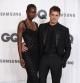 Actor Martiño Rivas and Lily Fofana at photocall for GQ Men of Year Award 2021 in Madrid on Thursday, 11 November 2021.