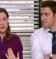 Jenna Fischer y John Krasinski en una imagen de 'The Office'.