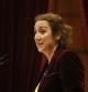 La portavoz del PSC-Units, Alícia Romero, en el debate de de enmiendas a la totalidad de los presupuestos de la Generalitat.