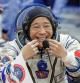 Japanese entrepreneur Yusaku Maezawa reacts as he speaks with his family after donning space suits shortly before the launch to the International Space Station (ISS) at the Baikonur Cosmodrome, Kazakhstan, December 8, 2021. REUTERS/Shamil Zhumatov TPX IMAGES OF THE DAY