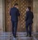 15 - 09 - 2021 / Barcelona / Palau de la Generalitat / Reunion entre los presidentes de España, Pedro Sanchez y Catalunya, Pere Aragones / Foto: Llibert Teixidó
