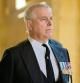 FILE PHOTO: Britain's Britain's Prince Andrew, Duke of York, looks on during the funeral of Britain's Prince Philip, husband of Queen Elizabeth, who died at the age of 99, in Windsor, Britain, April 17, 2021. Chris Jackson/Pool via REUTERS/File Photo