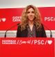 La portavoz del PSC, Elia Tortolero, en rueda de prensa.