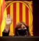 ESPAÑA DEBATE CATALUÑA:GRAFCAT5914. BARCELONA, 07/07/2021.- La presidenta del Parlament, Laura Borràs, al comienzo del pleno de la cámara catalana que celebra la sesión de control al Govern así como la comparecencia del presidente de la Generalitat, Pere Aragonès, para dar cuenta del 
