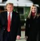 (FILES) In this file photo taken on January 04, 2021 US President Donald Trump and daughter Senior Advisor Ivanka Trump make their way to board Air Force One before departing from Dobbins Air Reserve Base in Marietta, Georgia. - US lawmakers investigating the January 2021 attack on the Capitol on January 20, 2022 asked the daughter of former president Donald Trump to cooperate voluntarily with its inquiry. In a letter marking a major step for the investigation inside Trump's inner circle, the House select committee told Ivanka Trump -- then a senior advisor to her father -- it had evidence that she had pleaded with him to call off the violence as his supporters stormed Congress. (Photo by MANDEL NGAN / AFP)