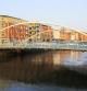James Joyce bridge crossing River Liffey, city of Dublin, Ireland, Irish Republic. (Photo by: Geography Photos/Universal Images Group via Getty Images)