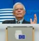 El Alto Representante de la Unión Europea para Asuntos Exteriores y Política de Seguridad, Josep Borrell, ofrece una rueda de prensa tras la videoconferencia de los ministros de Asuntos Exteriores de la UE.