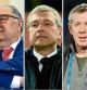 Abramovich, Usmanov, Rybolovlev, Knaster y Fedoricsev