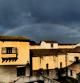El arco iris de Barcelona visto desde el monasterio de Pedralbes.
