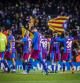 Ovación final de la grada del Camp Nou a los jugadores del Barça