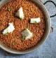 Arroz con bacalao y salmorreta