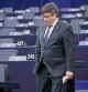 Strasbourg (France), 03/05/2022.- Exiled former Catalan leader and member of European Parliament, Carles Puigdemont, arrives for a debate on the follow up of the Conference on the Future of Europe, at the European Parliament in Strasbourg, France, 03 May 2022. (Francia, Estrasburgo) EFE/EPA/JULIEN WARNAND