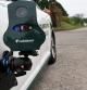 Un radar móvil Velolaser, instalado en un vehículo de la Guardia Civil