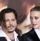 Johnny Depp y Amber Heard, en una imagen de archivo de 2015.
(AFP)