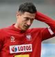 07 June 2022, Belgium, Brussels: Poland's Robert Lewandowski takes part in a training session for the Polish national soccer team as part of their preparations for the upcoming UEFA Nations League matches. Photo: Virginie Lefour/BELGA/dpa 07/06/2022 ONLY FOR USE IN SPAIN
