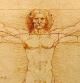 Detalle del ‘Hombre de Vitruvio’ de Leonardo da Vinci, c. 1492.