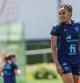 Salma Paralluelo, en un entrenamiento de la selección española.
