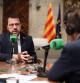 El presidente de la Generalitat, Pere Aragonès, durante la entrevista con Ondacero
