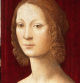 Caterina Sforza en un retrato de Lorenzo di Credi. Forlì, Pinacoteca Civica