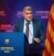 Joan Laporta en la asamblea de compromisarios del FC Barcelona