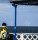 foto XAVIER CERVERA 06/06/2015 por el fuerte viento, nutrida instalacion de energia eolica en las costas de LLandudno, norte de Pais de Gales (Gran Bretana, UK), en el mar de Irlanda