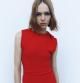 Vestido de punto rojo de Zara