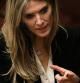 ATHENS, GREECE - NOVEMBER 04: Eva Kaili of the Social Democrats party PASOK, who announced yesterday that she is not giving her vote in support of Prime Minister George Papandreou, looks on as the confidence vote takes place in the Greek parliament on November 04, 2011 in Athens, Greece. A positive end of the confidence vote is key to Greece receiving a financial aid package worth 130 billion Euros from the E.U. Without this deal sources say Greece will run out of money by the middle of December. (Photo by Vladimir Rys/Getty Images)