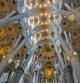 Interior de la Sagrada Familia.
