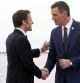 Macron y Sánchez en la cumbre euromediterránea de diciembre