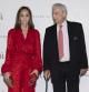 Isabel Preysler and Mario Vargas Llosa at photocall for Premiere Opera Aida in Madrid on Monday, 24 October 2022.