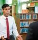 Britain's Prime Minister Rishi Sunak speaks during a televion media interview during his visit to Harris Academy secondary school in south west London on January 6, 2023. (Photo by HENRY NICHOLLS / POOL / AFP)